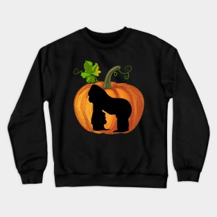 Gorilla in pumpkin Crewneck Sweatshirt